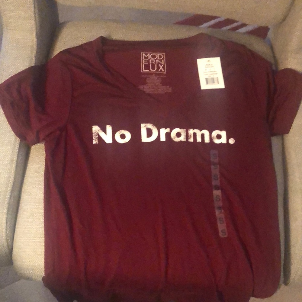 Red “ No Drama “ T-Shirt